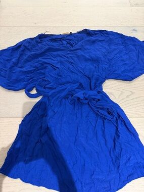 Zara Royal Blue Wrap Dress